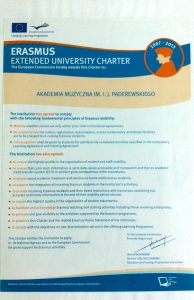 Erasmus Extended University Charter